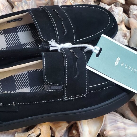 REVITALIGN Shoes - Revitalign Orthotic Suede Slip-on  Malibu Penny Loafer New